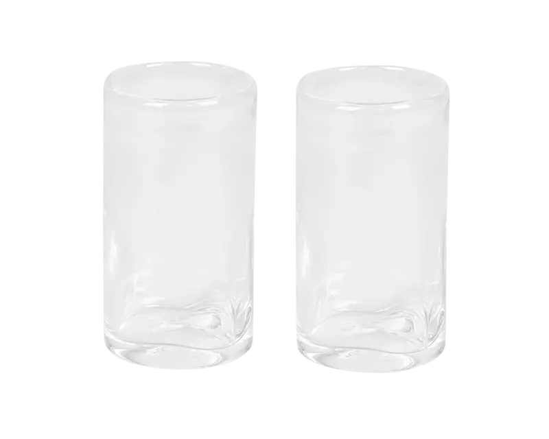 0405 Medium-Bowl Clear Glass Set (2 Pcs) 1
