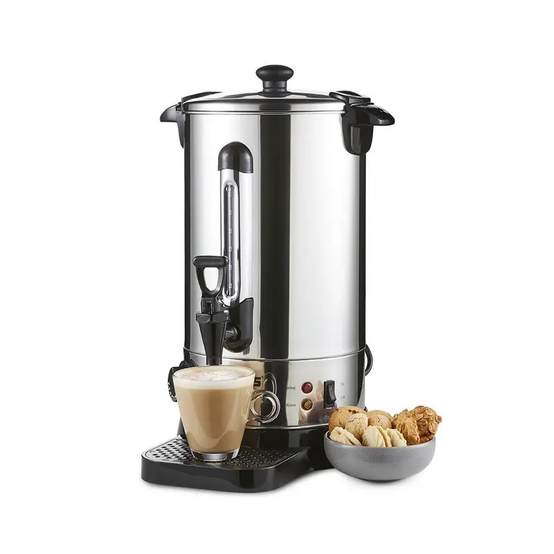 10L Stainless Steel Hot Water Boiler & Catering Urn – 1650W 1