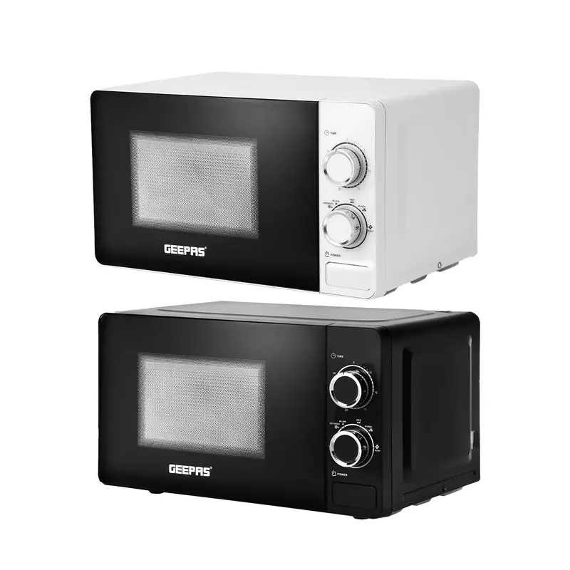 20-Litre Manual Freestanding Microwave Oven (White/Black) 1