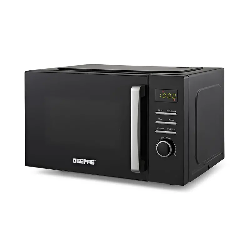 23L Digital Black Microwave Oven – 60-Minute Timer, Sleek Touch Controls 1