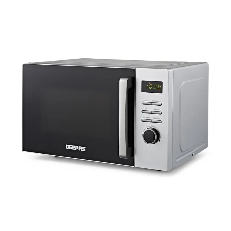 23L Silver Digital Microwave Oven – Auto Cook, Defrost & Led Display 1
