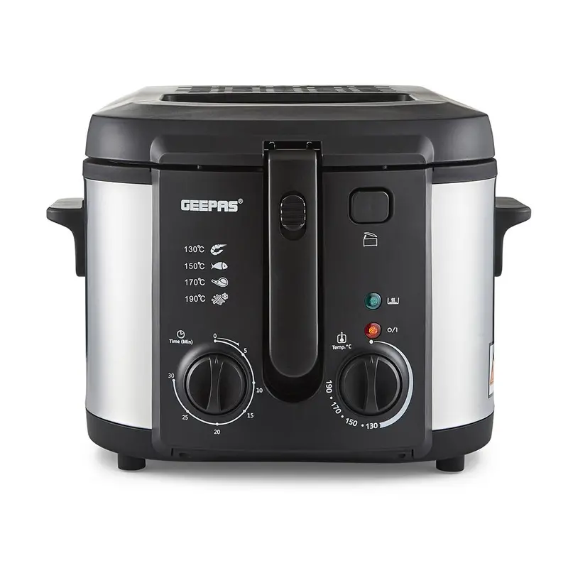 3-Liter Stainless Steel Electric Deep Fryer With Non-Stick Coating 1