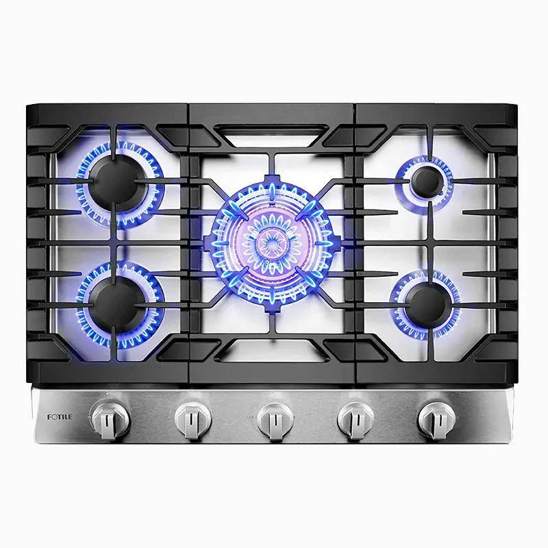30- Or 36-Inch Tri-Ring Stainless Steel Gas Cooktop – Gls30501 / Gls36502 1