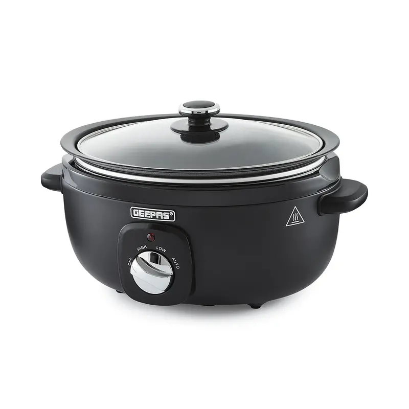 6.5-Litre Matte Black Premium Multi-Function Slow Cooker 1