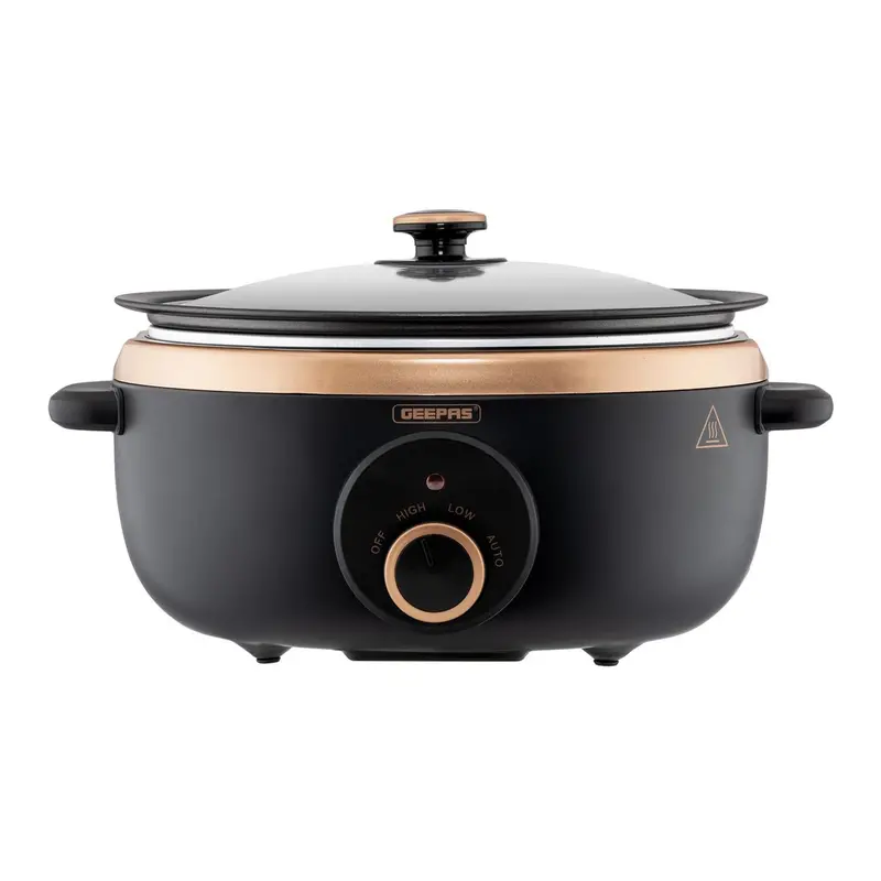 6.5L Black And Gold Digital Slow Cooker – Triple Heat Control 1