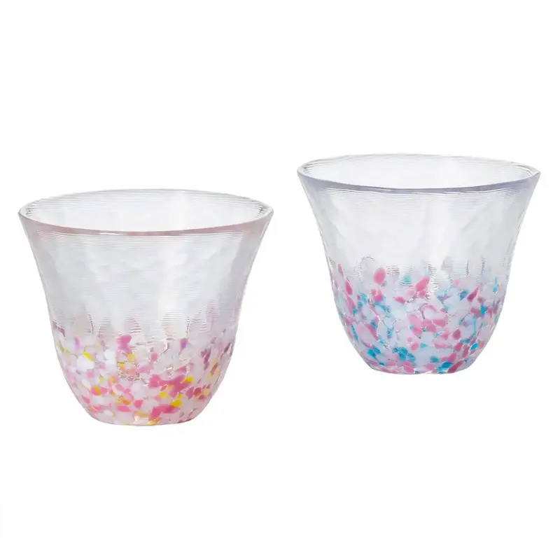 Aderia Tsugaru Vidro Sakura Sake Cup Pair – 150Ml Each 1