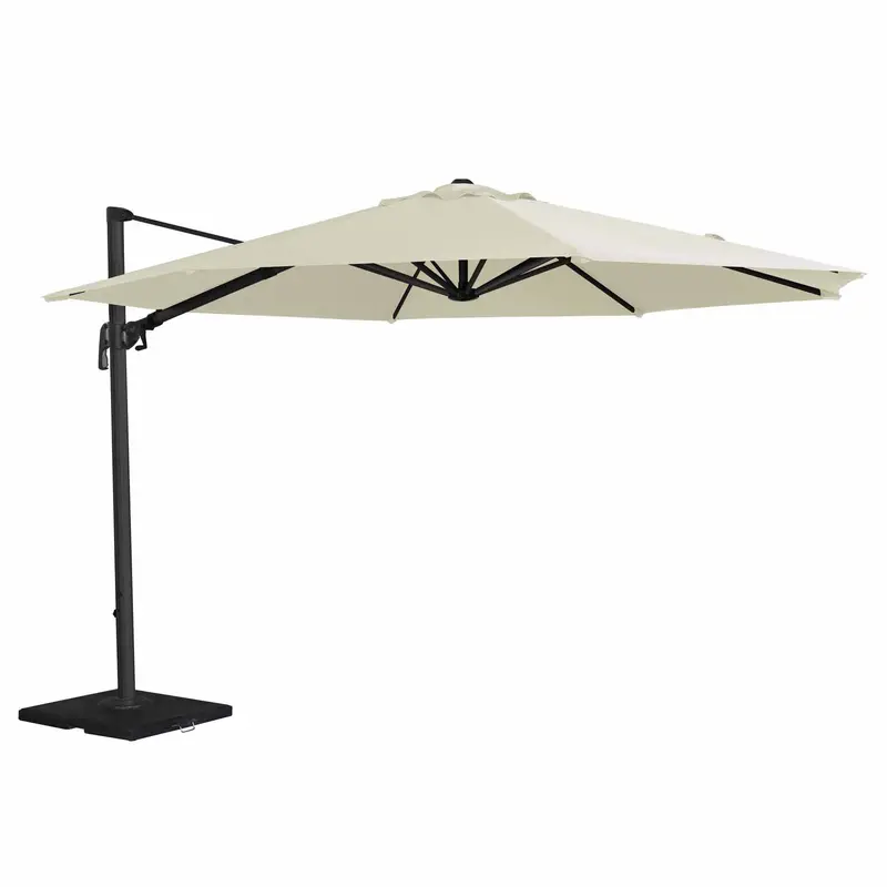 Alexander Rose 3.5M Ecru Cantilever Round Garden Parasol 1