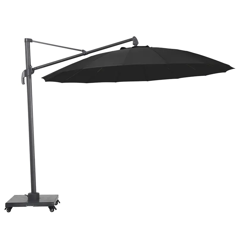 Alexander Rose 3M Charcoal Cantilever Round Parasol For Contemporary Patios 1