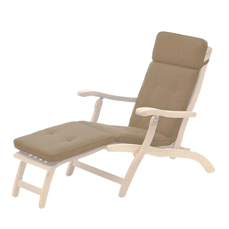 Alexander Rose Oatmeal Olefin Steamer Cushion For Classic Garden Furniture 1