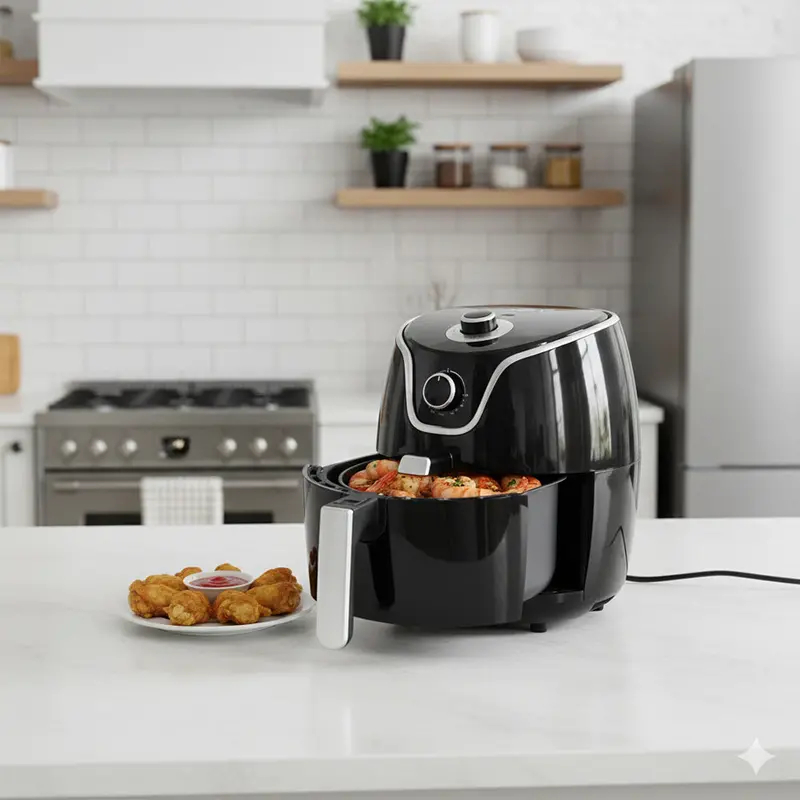Anex Deluxe Air Fryer – Ag-2019 Rapid-Cook Oil-Free Frying Appliance 1
