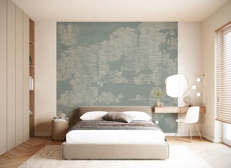 Artistic Gravure Clouds Wall Mural 1