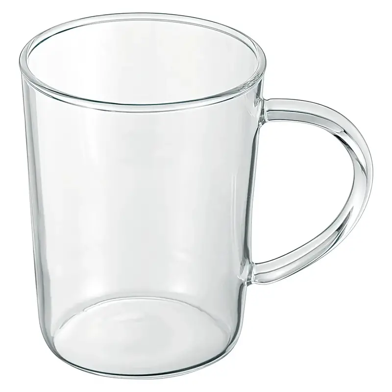 Asahi Heat-Resistant Glass Mug With Comfort-Grip Handle 1