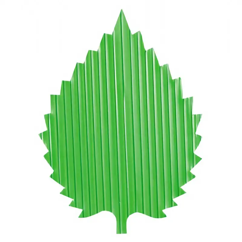 Asahi Sogyo Polyethylene Sushi Baran Leaf – Shiso Design (500 Count) 1