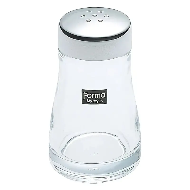 Asvel Forma Soda-Glass Salt Shaker – Refined Grain Dispenser 1