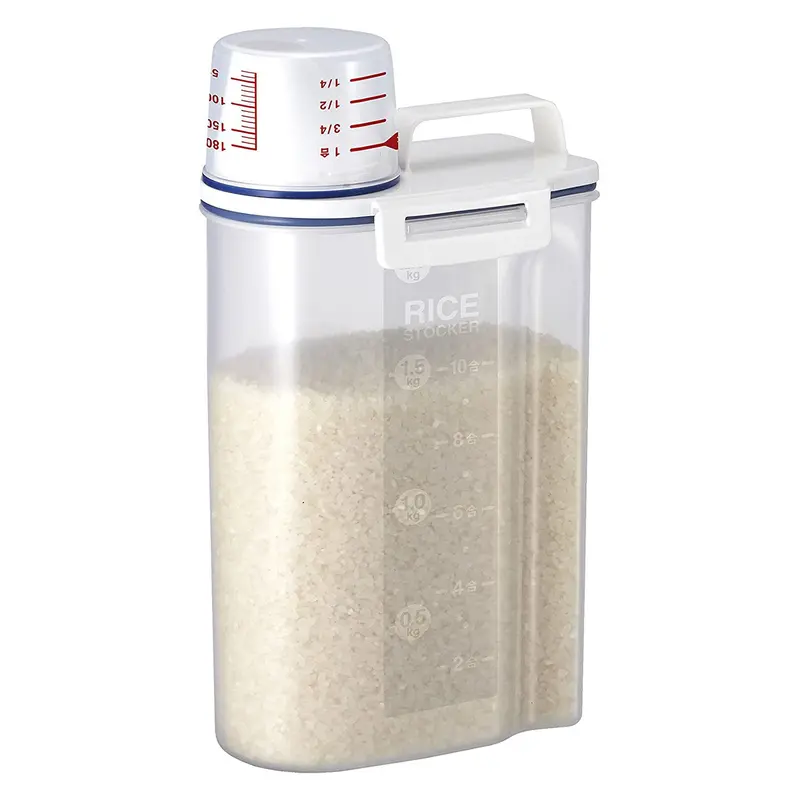Asvel Sealed Polypropylene Rice Keeper With Lid 1