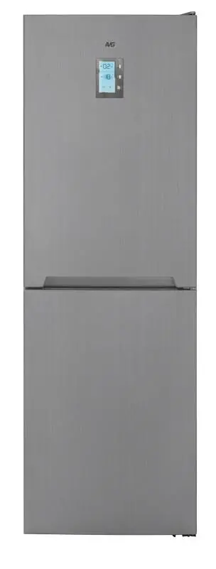 Avg T/Sn353: A+ Energy Rated Upright Fridge With 4-Drawer Freezer – Stainless Steel 1