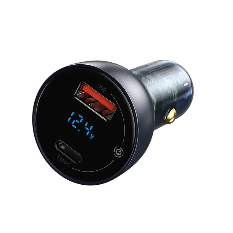 Baseus Digital Display Car Charger With Qc & Pps Support – 65W 1