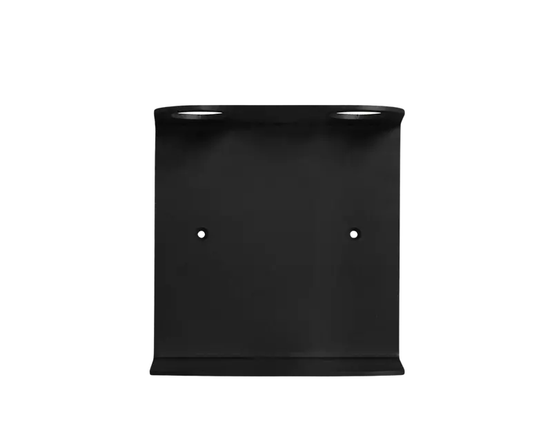 Black Double Wall-Mount Display Rack – 375 Ml Capacity 1