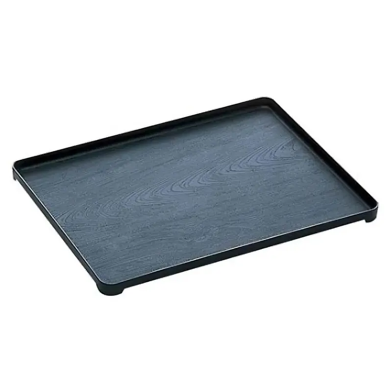 Black Non-Slip Polypropylene Serving Tray By Chopla 1