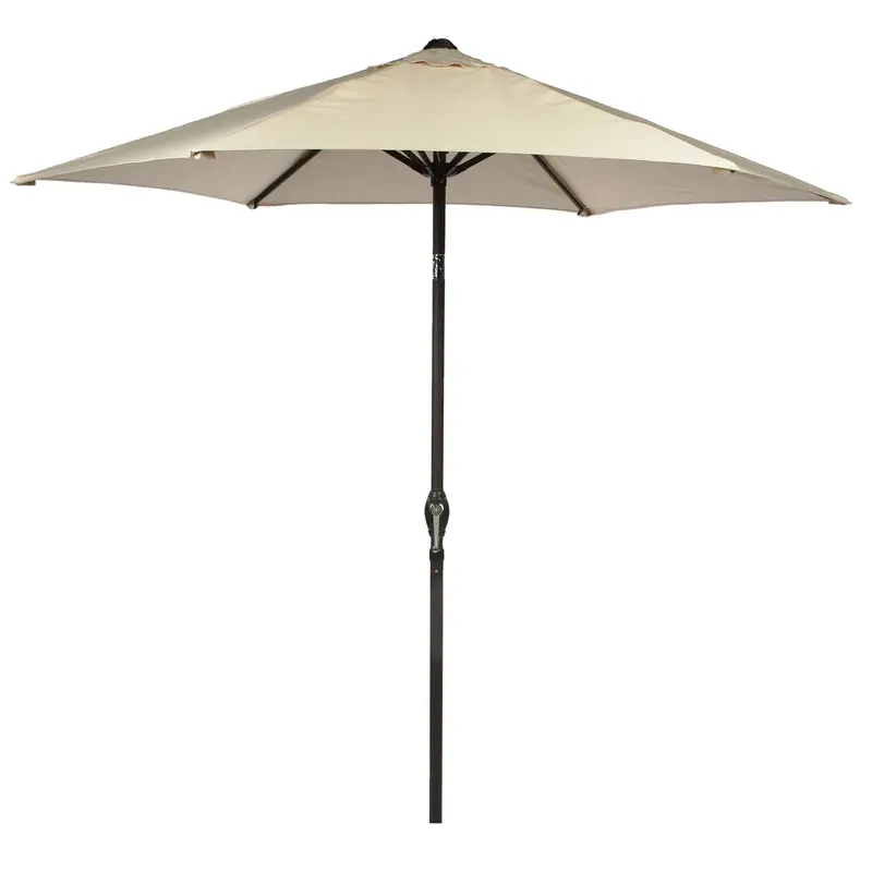 Bracken Outdoors 2.5M Round Cream Garden Parasol With 38Mm Aluminium Pole 1