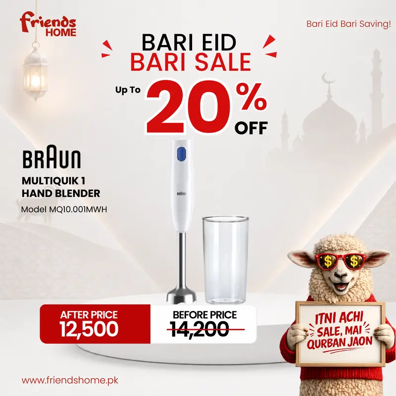 Braun Mq10.001M Wh Multiquick 1 Hand Blender 1