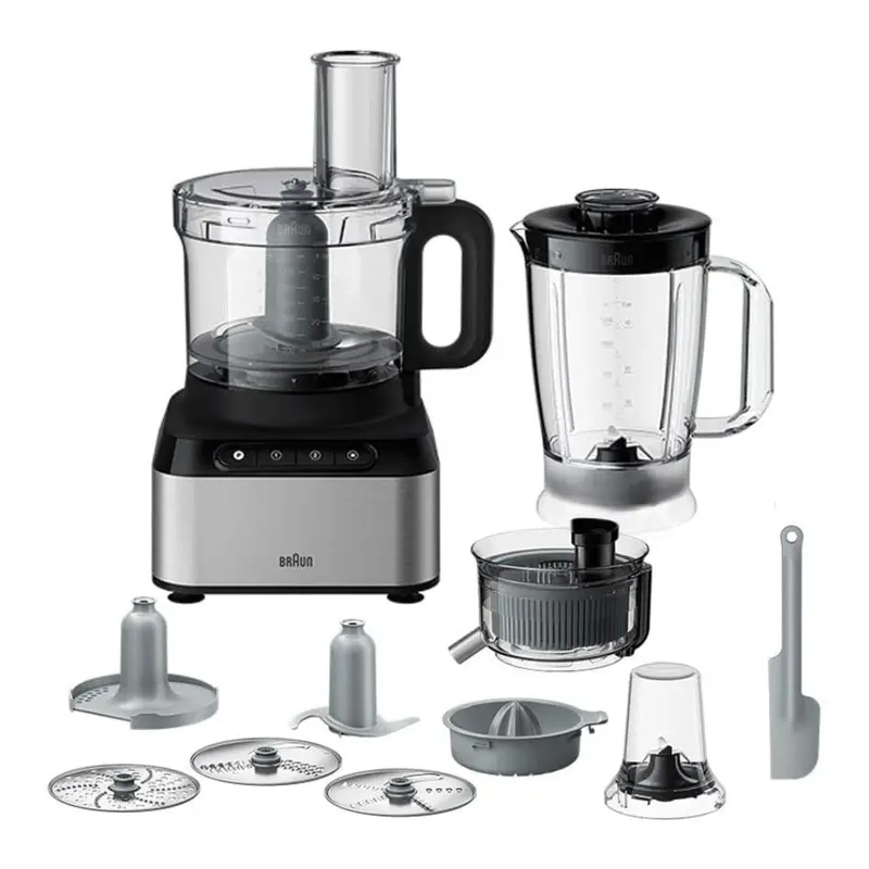 Braun Purease 5-Cup Food Processor Fp-3235 Sil 1