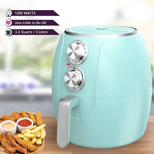 Brentwood Af-300Bl 3.2-Quart Electric Air Fryer – 1200W With Digital Timer & Adjustable Temperature Control 1