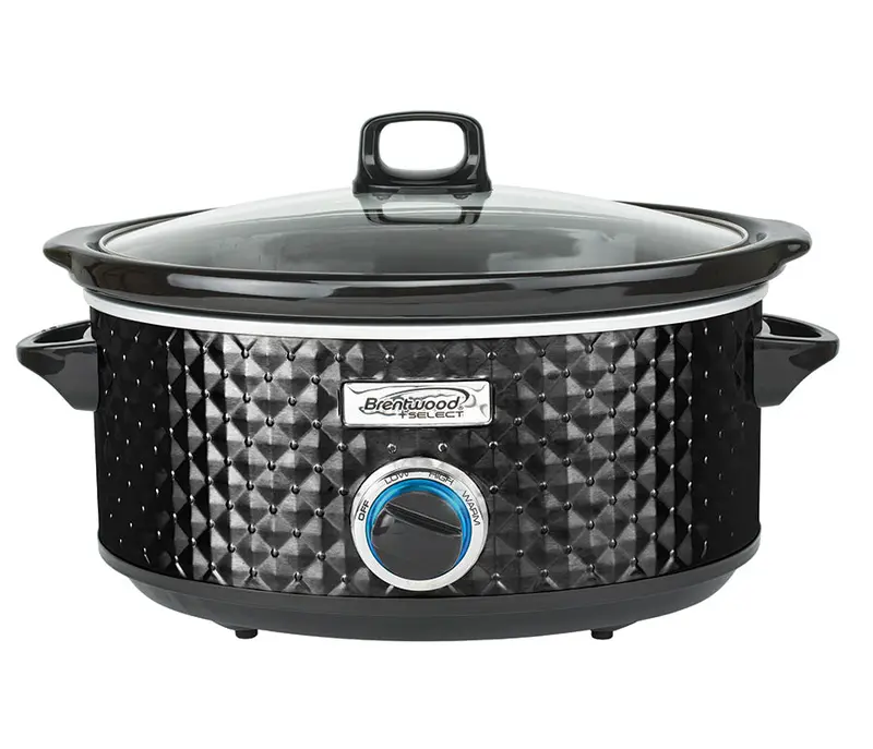 Brentwood Select 7-Quart Black Slow Cooker Sc-157Bk – 110V Crockpot – Store Pickup Required 1