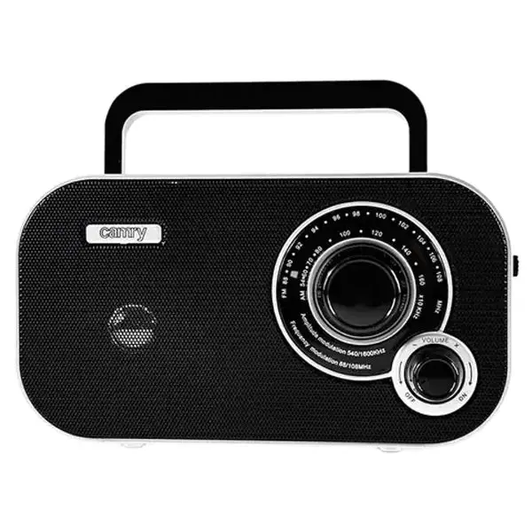 Camry Cr-1140 Portable Am/Fm Radio – Compact Black Design 1