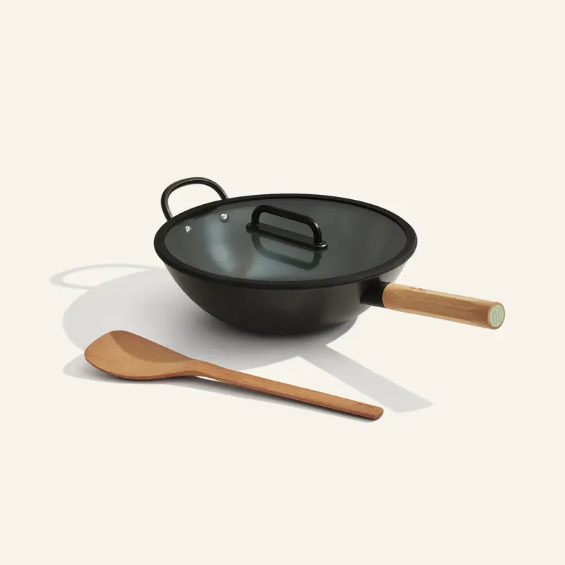 Carbon Steel Wok – Restaurant-Grade Stir-Fry Pan 1