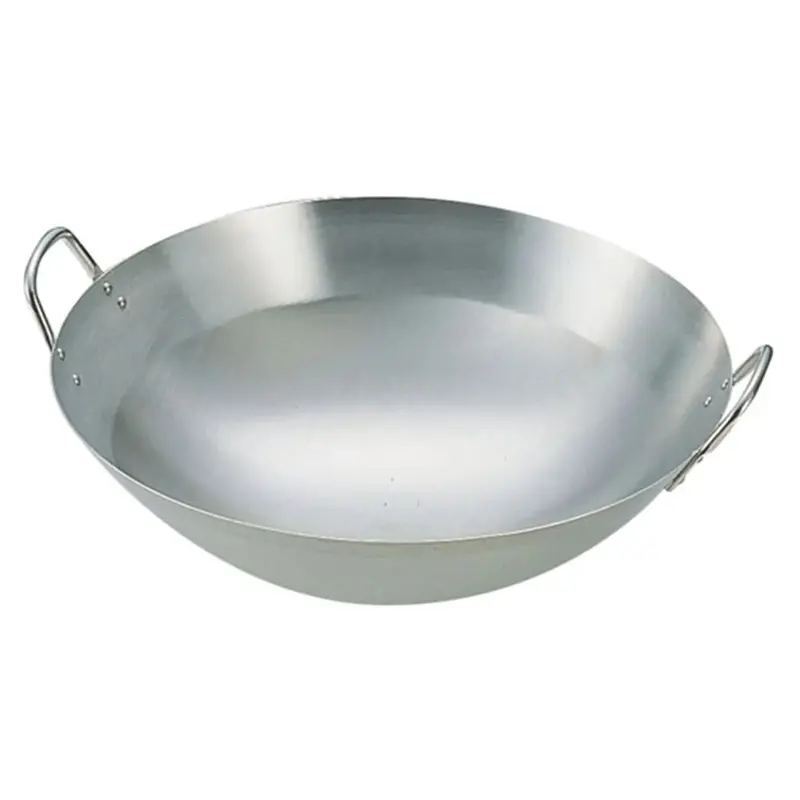 Clover Stainless Steel Double-Handle Wok – 32Cm 1