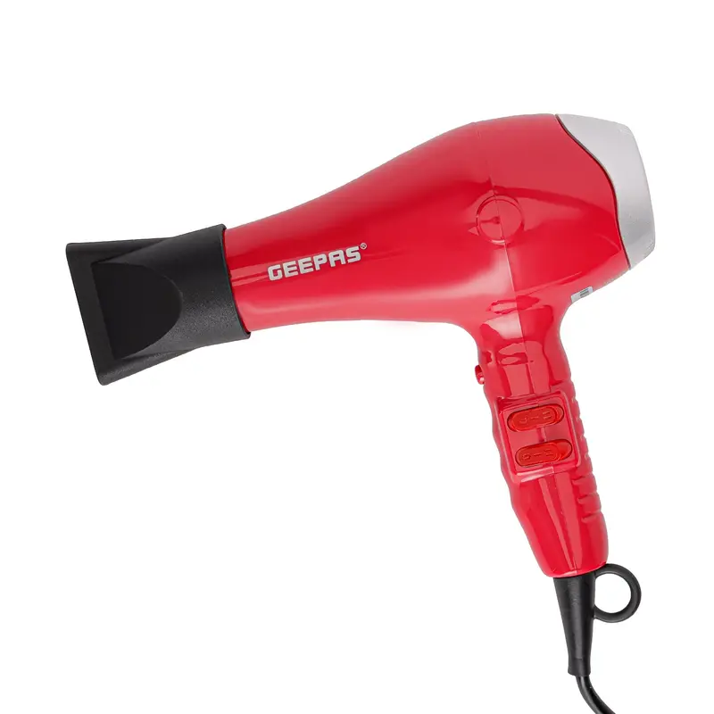 Compact Red Hair Dryer – 2 Heat Settings + Cool Shot Function 1