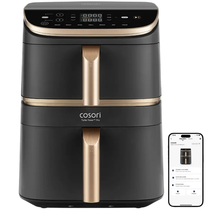 Cosori Caf-Dc123S Turbo Tower Pro Air Fryer – 10.8L Smart Dc Motor Model 1