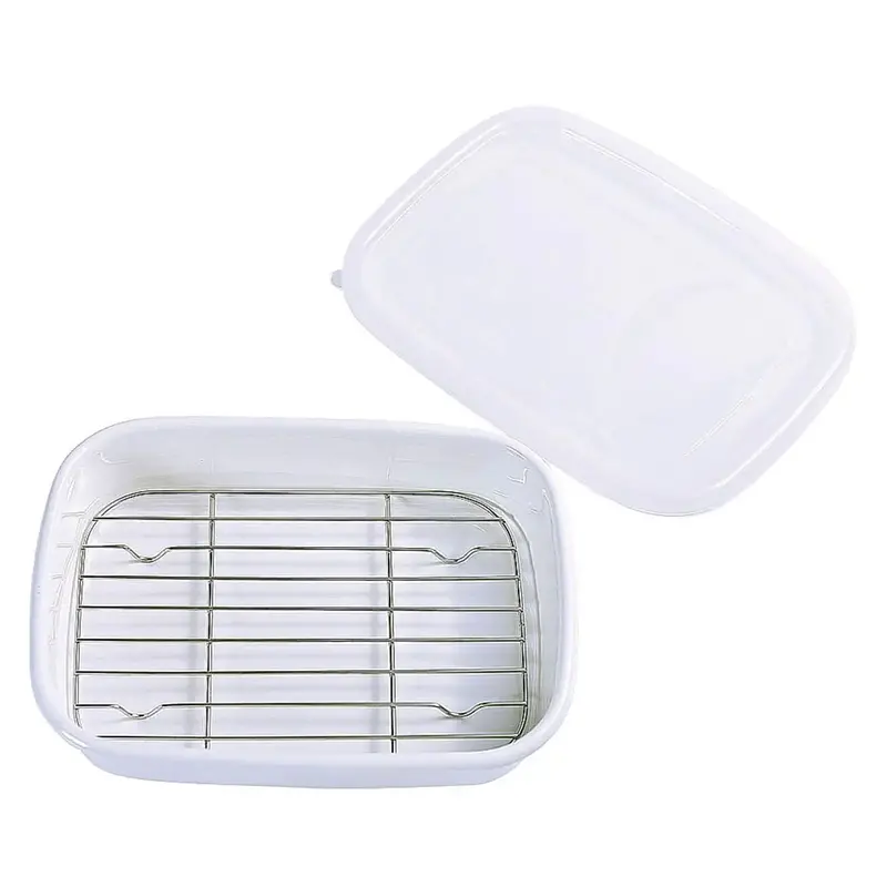 Cozy Cook Enamel-Coated Tempura Cooling Rack Set 1