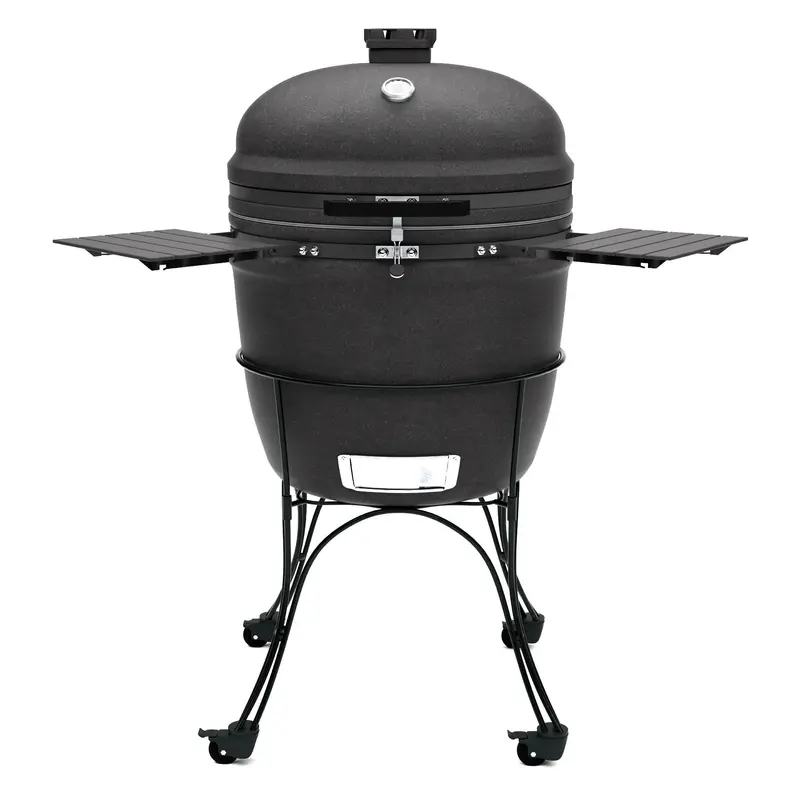 Draco Grills 27" Kamado Charcoal Grill With Sturdy Wire Stand 1