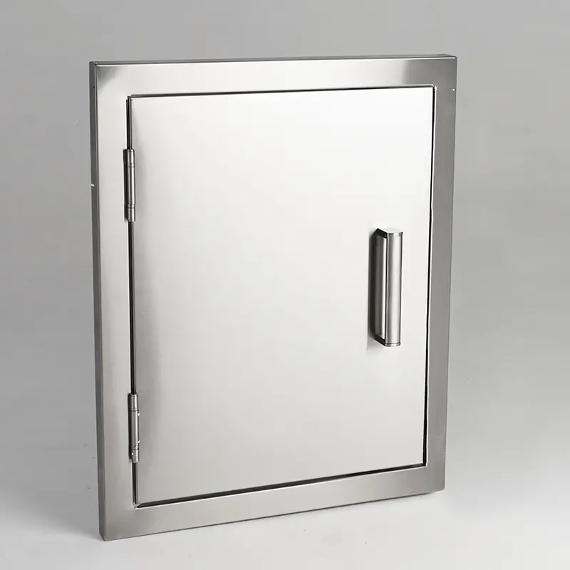 Draco Grills Stainless Steel Built-In Outdoor Kitchen – Single-Door Model 1