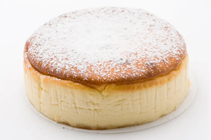 Dusted Gluten-Free Baked Cheesecake 1