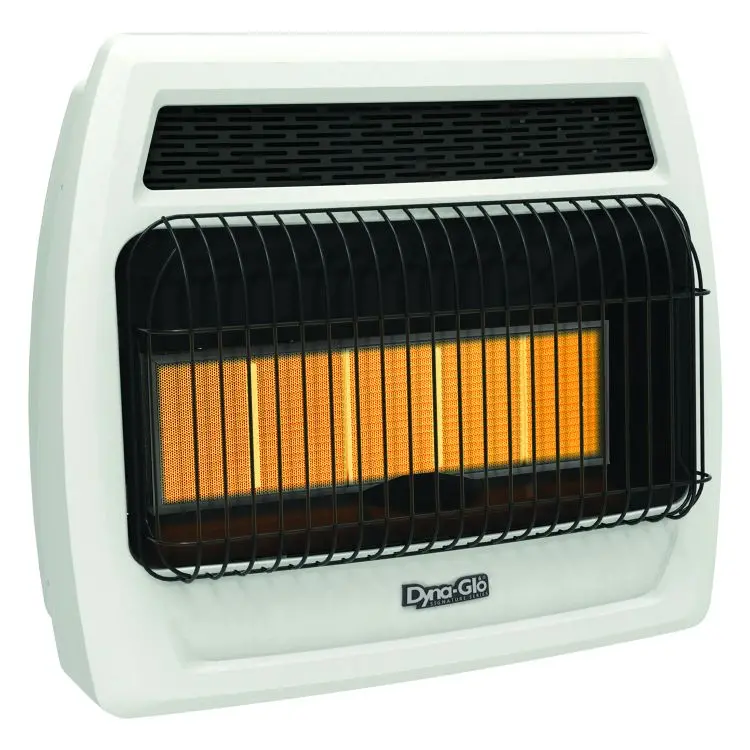 Dyna-Glo 30,000 Btu Natural Gas Infrared Wall Heater – Vent-Free With Thermostat 1
