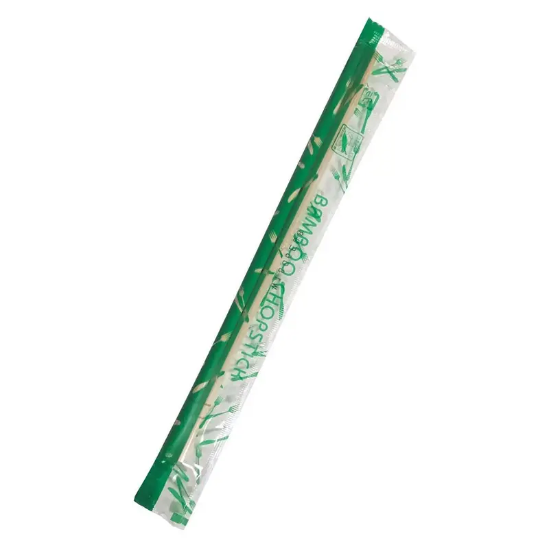 Ebm Bamboo Wrapped Disposable Chopsticks With Toothpick (200Mm, 100 Pairs) 1