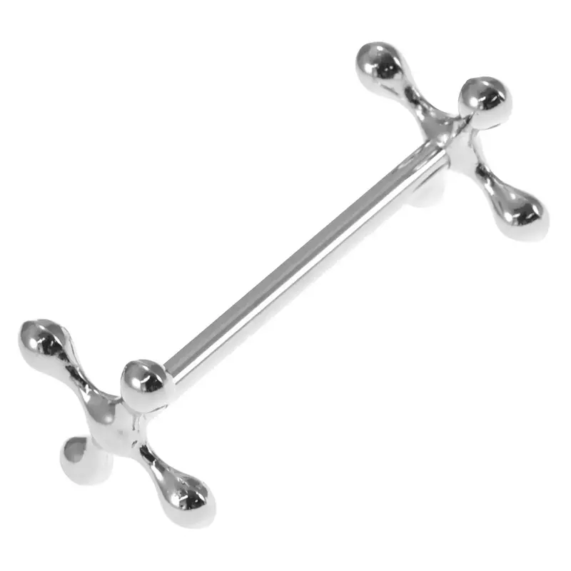 Ebm Cross-Shaped Zinc Alloy Cutlery Rest 1