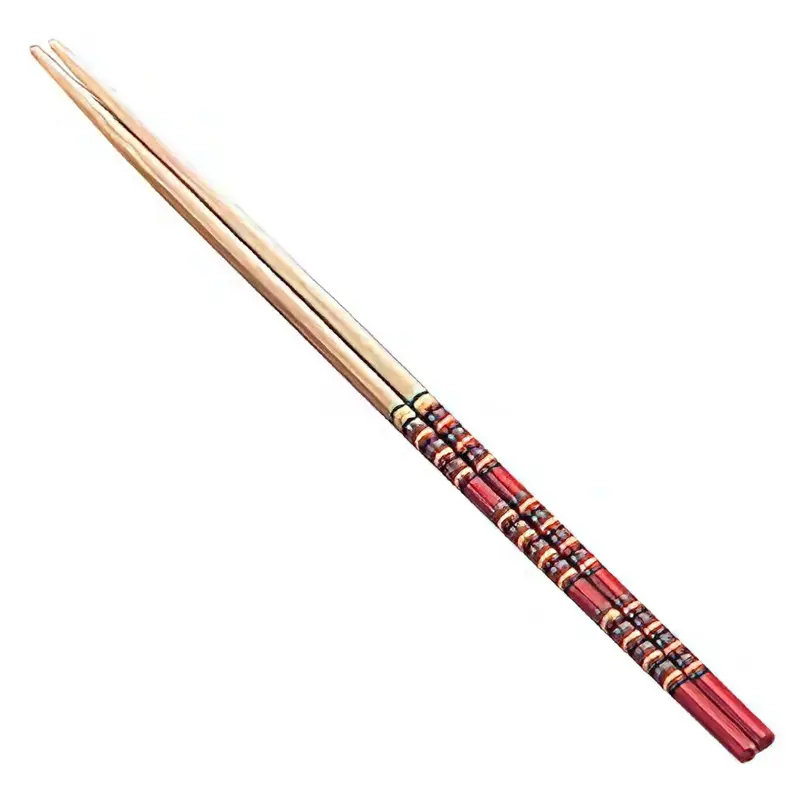 Ebm Kabuki-Style Bamboo Serving Chopsticks 1