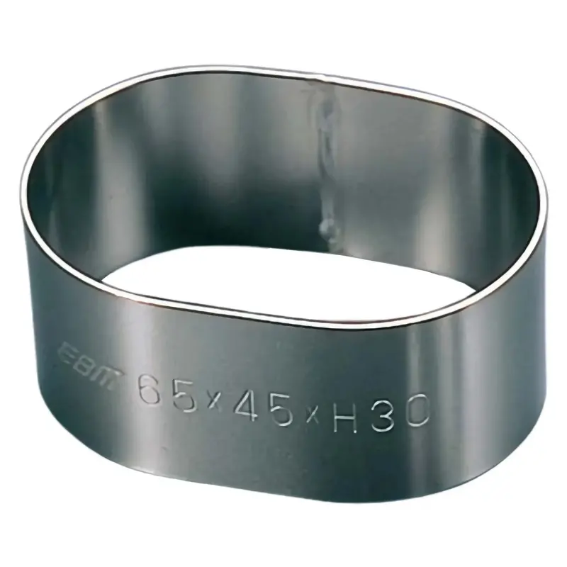Ebm Seamless Stainless Steel Oval Ring Mold 1