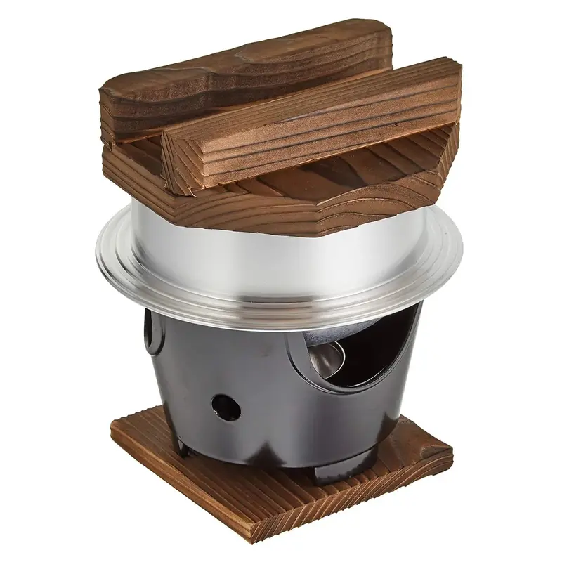 Ebm Shallow Aluminum Kamameshi Pot Set 1