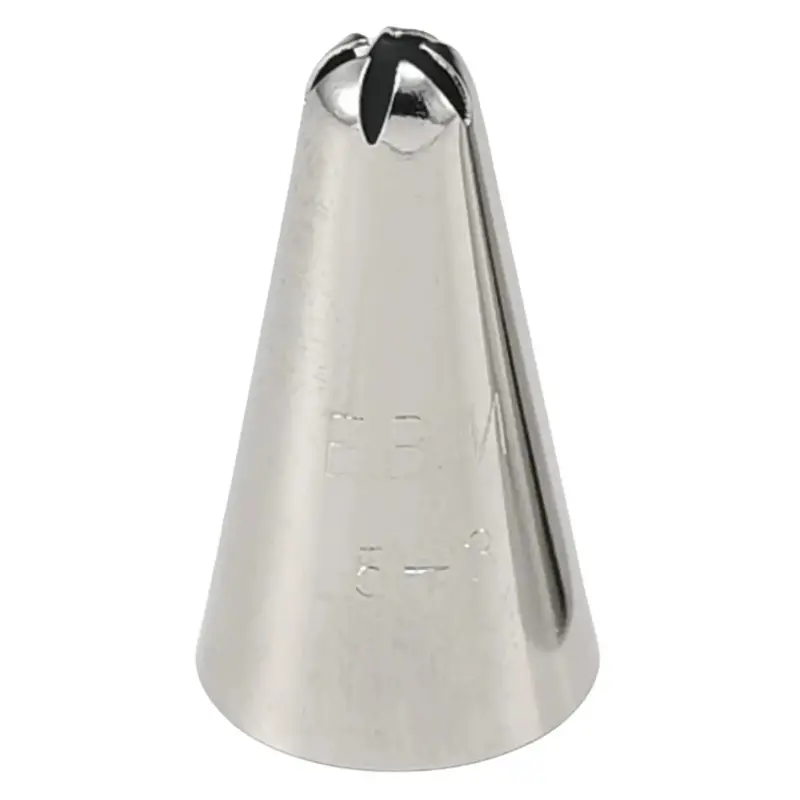 Ebm Single Brass 5-Petal Flower Piping Tip 1