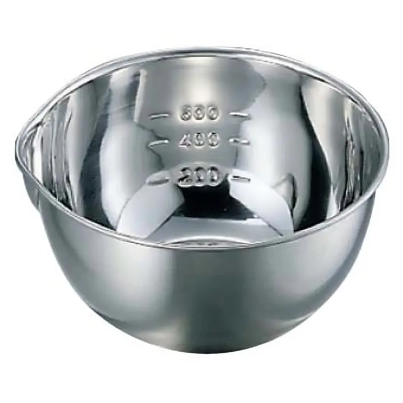 Ebm Stainless Steel Mixing Bowl With Precision Pour Spout And Built-In Scale 1