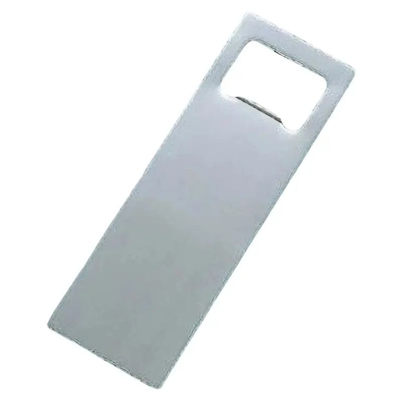 Ebm Stainless Steel Rectangle Bottle Opener – Minimalist Design With Strong Leverage 1