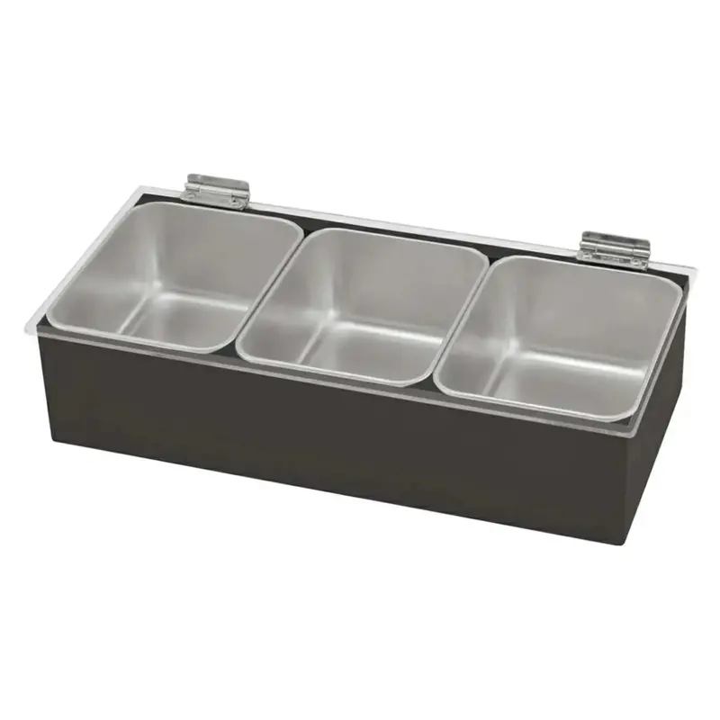 Ebm Stainless Steel Yakumi Seasoning Container – Matte Black Finish 1