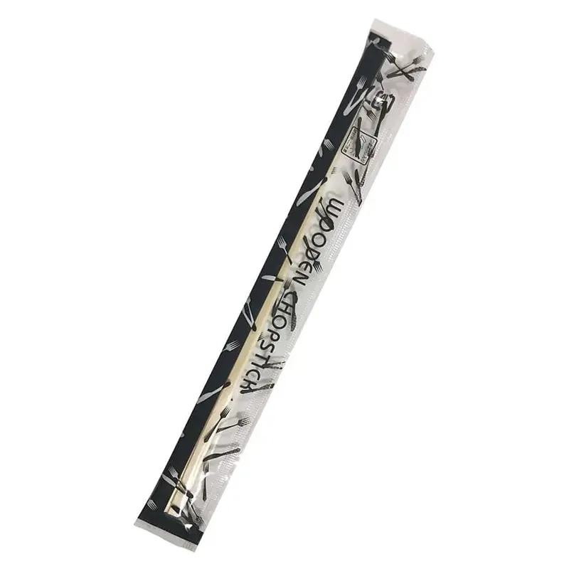 Ebm Wrapped Genroku Aspen Wood Chopsticks With Toothpick (203Mm, 500 Pairs) 1