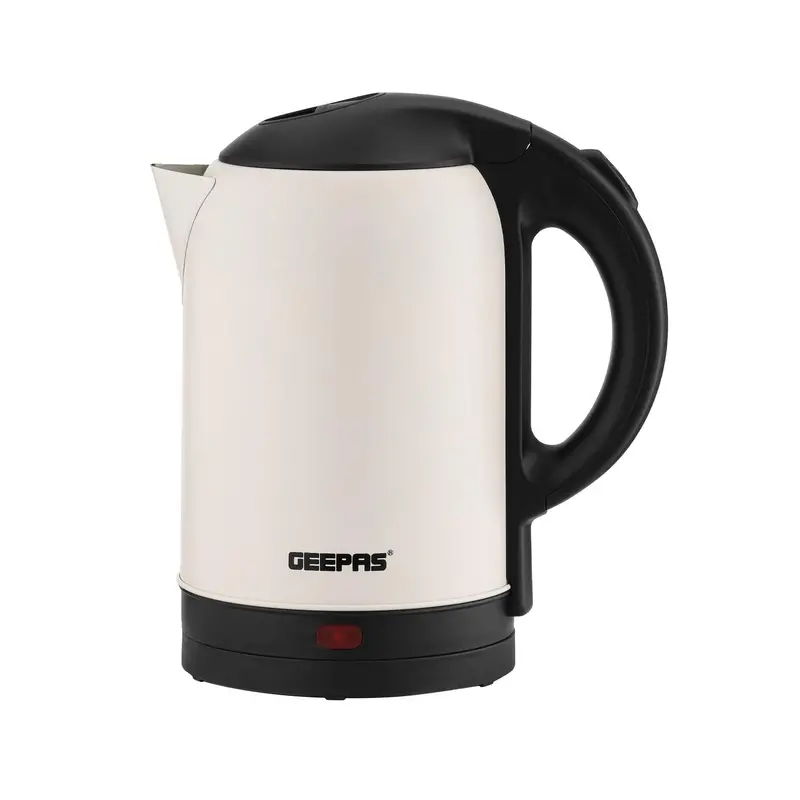 Elegant 1.8L Matte Cream Electric Kettle – Stainless Steel, 1800W Fast Boil 1