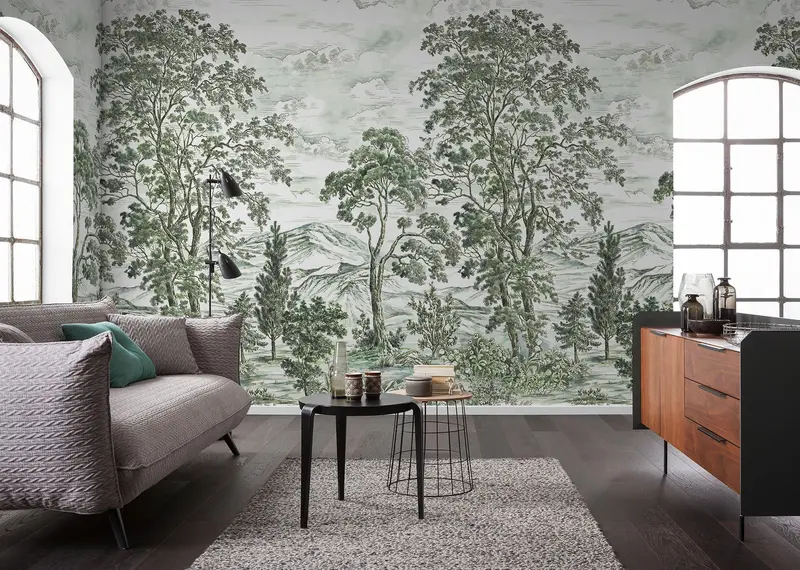Enchanted Forest Mural Wallpaper 1